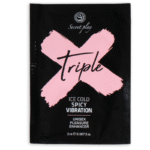 SECRETPLAY - UNIDOSE TRIPLE X INTENSIFICATEUR DE PLAISIR-SECRETPLAY COSMETIC-sextoys-lingerie-bdsm-hygiène-sexshop