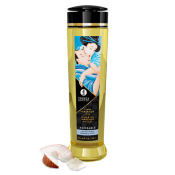 SHUNGA - ADORABLE HUILE DE MASSAGE ÉROTIQUE 240 ML-SHUNGA OILS-sextoys-lingerie-bdsm-hygiène-sexshop