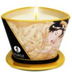 SHUNGA - BOUGIE DE MASSAGE MINI CARESS BY CANDELIGHT VANILLE 170 ML-SHUNGA CANDLES-sextoys-lingerie-bdsm-hygiène-sexshop