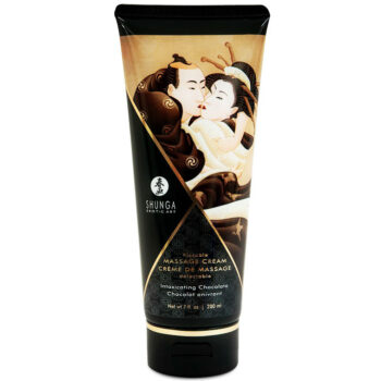 SHUNGA - CRÈME DE MASSAGE AU CHOCOLAT 200 ML-SHUNGA MASSAGE CREAM-sextoys-lingerie-bdsm-hygiène-sexshop