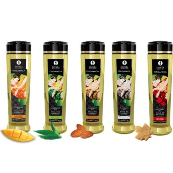 SHUNGA - HUILE DE MASSAGE BIO MANGO 240 ML-SHUNGA OILS-sextoys-lingerie-bdsm-hygiène-sexshop