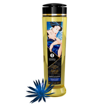 SHUNGA - HUILE DE MASSAGE ÉROTIQUE SÉDUCTION 240 ML-SHUNGA OILS-sextoys-lingerie-bdsm-hygiène-sexshop