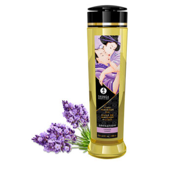 SHUNGA - HUILE DE MASSAGE ÉROTIQUE SENSATION 240 ML-SHUNGA OILS-sextoys-lingerie-bdsm-hygiène-sexshop