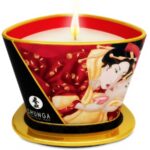SHUNGA - MINI CARESSE AUX BOUGIES FRAISES ET BOUGIE DE MASSAGE CAVA 170 ML-SHUNGA CANDLES-sextoys-lingerie-bdsm-hygiène-sexshop