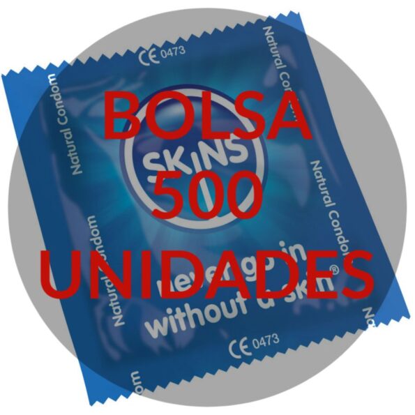 SKINS - PRESERVATIF NATURAL BAG 500-SKINS-sextoys-lingerie-bdsm-hygiène-sexshop
