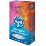 SKINS - PRÉSERVATIFS ASSORTIS PACK DE 12-SKINS-sextoys-lingerie-bdsm-hygiène-sexshop