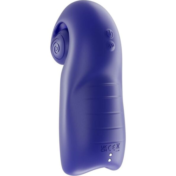 SNAIL VIBE - EVO POUR LUI MASTURBATEUR HOMME SLIDE NROLL BLEU FONCÉ-SNAIL VIBE-sextoys-lingerie-bdsm-hygiène-sexshop