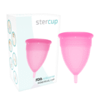 STERCUP - COUPE MENSTRUELLE EN SILICONE FDA ROSE - TAILLE L-STERCUP-sextoys-lingerie-bdsm-hygiène-sexshop