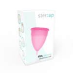 STERCUP – COUPE MENSTRUELLE EN SILICONE FDA ROSE – TAILLE S