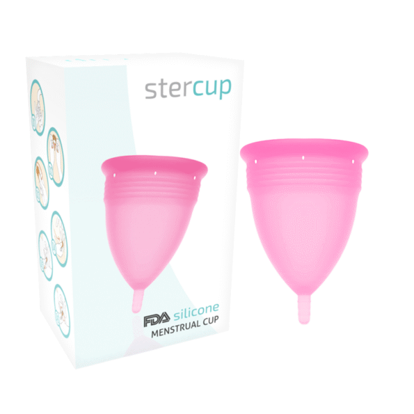 STERCUP - COUPE MENSTRUELLE EN SILICONE FDA ROSE - TAILLE S-STERCUP-sextoys-lingerie-bdsm-hygiène-sexshop