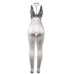 SUBBLIME – 951993 BODYSTOCKING RÉSILLE TRANSPARENTE NOIRE SANS FOURRURE TAILLE UNIQUE