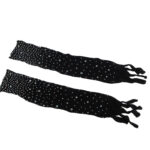 SUBBLIME – 952174 BODYSTOCKING RESILLE AVEC GANTS ET DIAMANTS NOIR TAILLE UNIQUE