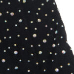 SUBBLIME – 952198 ROBE RESILLE AVEC DIAMANTS BRILLANTS NOIR TAILLE UNIQUE