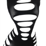 SUBBLIME – 952266 ROBE RÉSILLE ÉLASTIQUE MANCHES LONGUES NOIR TAILLE UNIQUE