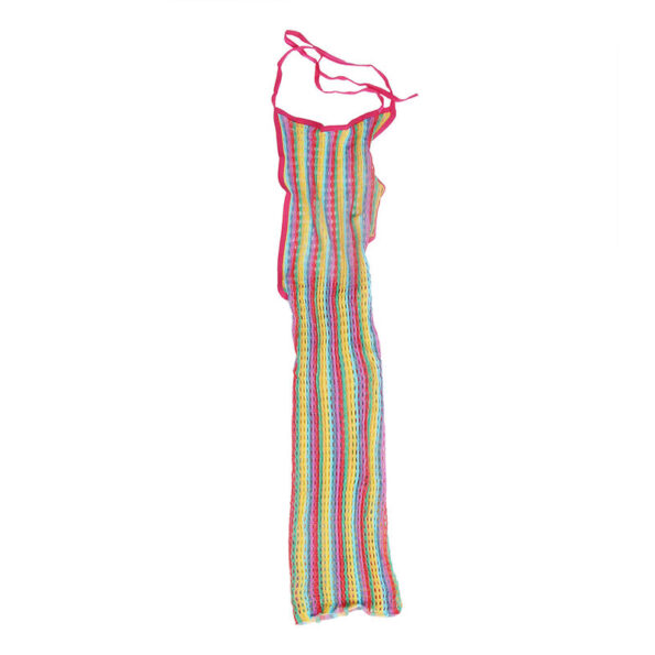 SUBBLIME - 952341 ROBE RÉSEILLE ARC-EN-CIEL TAILLE UNIQUE-SUBBLIME DRESSES-sextoys-lingerie-bdsm-hygiène-sexshop