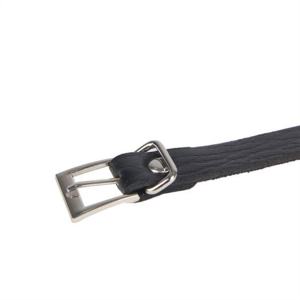 SUBBLIME - 953713 CEINTURE PUNK BONDAGE BOUCLE MÉTAL NOIRE TAILLE UNIQUE-SUBBLIME FETISH-sextoys-lingerie-bdsm-hygiène-sexshop