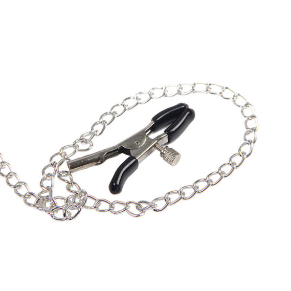 SUBBLIME - 953720 PINCES À SEINS EN CUIR BONDAGE NOIRES TAILLE UNIQUE-SUBBLIME FETISH-sextoys-lingerie-bdsm-hygiène-sexshop