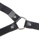 SUBBLIME – 953720 PINCES À SEINS EN CUIR BONDAGE NOIRES TAILLE UNIQUE