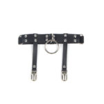 SUBBLIME – 953744 JARRETELLE PUNK EN CUIR AJUSTABLE NOIR TAILLE UNIQUE