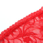 SUBBLIME – 954208 BABYDOLL EN DENTELLE À BRETELLES RÉGLABLES ROUGE S/M