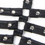 SUBBLIME – 954406 ROBE BONDAGE EN CUIR NOIR S/M