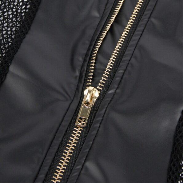 SUBBLIME - 954451 ROBE SEXY EN MAILLE CUIR NOIR L/XL-SUBBLIME DRESSES-sextoys-lingerie-bdsm-hygiène-sexshop