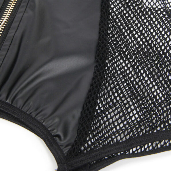 SUBBLIME - 954451 ROBE SEXY EN MAILLE CUIR NOIR L/XL-SUBBLIME DRESSES-sextoys-lingerie-bdsm-hygiène-sexshop