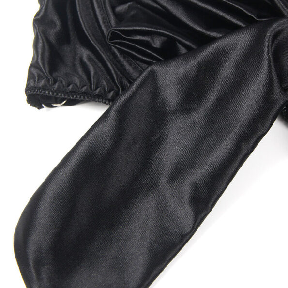SUBBLIME - 955199 ENSEMBLE SOUTIEN-GORGE AVEC NŒUD NOIR RÉGLABLE S/M-SUBBLIME SETS-sextoys-lingerie-bdsm-hygiène-sexshop