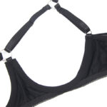 SUBBLIME – 955199 ENSEMBLE SOUTIEN-GORGE AVEC NŒUD NOIR RÉGLABLE S/M