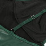 SUBBLIME – 955434 ROBE À BRETELLES EN CUIR VERT S/M