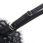 SUBBLIME – 955496 BODY EN DENTELLE AVEC NŒUDS ET JARRETELLES NOIR S/M