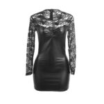 SUBBLIME – 955595 ROBE À MANCHES LONGUES AVEC DENTELLE NOIRE S/M