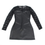 SUBBLIME – 955595 ROBE À MANCHES LONGUES AVEC DENTELLE NOIRE S/M
