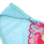 SUBBLIME – 957643 ENSEMBLE SOUTIEN-GORGE ET PORTE-JARRETELLES BRODÉ FLEURS ROSE S/M