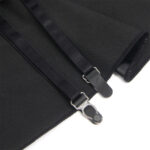 SUBBLIME – 957704 ROBE EN CUIR À FERMETURE ÉCLAIR EN DENTELLE NOIRE S/M
