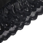 SUBBLIME – BABYDOLL AVEC POITRINE IMPRIMÉ FLEURI NOIR S/M