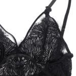SUBBLIME – BABYDOLL  BRETELLES EN DENTELLE RÉGLABLES NOIR L/XL