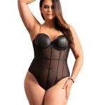 SUBBLIME – BODY NOIR  BRETELLES CHAÎNE L/XL
