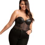 SUBBLIME – BODY NOIR  BRETELLES CHAÎNE L/XL
