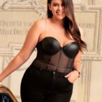 SUBBLIME – BODY NOIR  BRETELLES CHAÎNE L/XL
