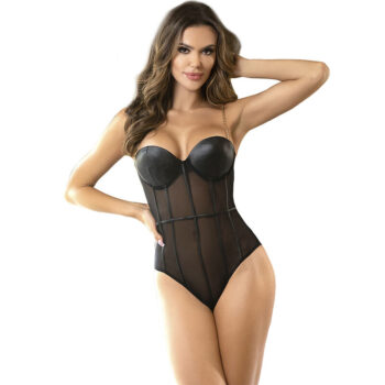 SUBBLIME - BODY NOIR  BRETELLES CHAÎNE S/M-SUBBLIME BODIES-sextoys-lingerie-bdsm-hygiène-sexshop