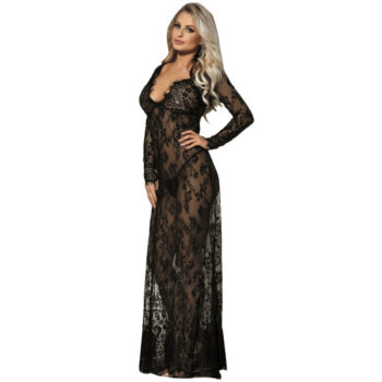 SUBBLIME - DRESSES ROBE LONGUE  MANCHES LONGUES S / M-SUBBLIME DRESSES-sextoys-lingerie-bdsm-hygiène-sexshop