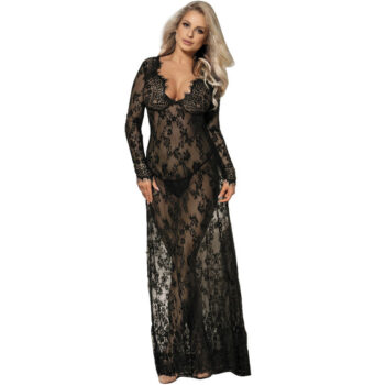 SUBBLIME - DRESSES ROBE LONGUE  MANCHES LONGUES S / M-SUBBLIME DRESSES-sextoys-lingerie-bdsm-hygiène-sexshop