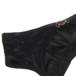 SUBBLIME – ENSEMBLE 3 PIÈCES SOUTIEN-GORGE + STRING + JARRETIÈRE DENTELLE NOIR S/M