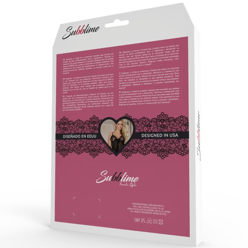 SUBBLIME - FETISH SANGLES CROISÉES CORSET L / XL SUBBLIME - FETISH SANGLES CROISÉES CORSET L / XL-SUBBLIME DRESSES-sextoys-lingerie-bdsm-hygiène-sexshop