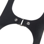 SUBBLIME – HARNAIS COMPLET AVEC BOUCLES EN CUIR NOIR TAILLE UNIQUE