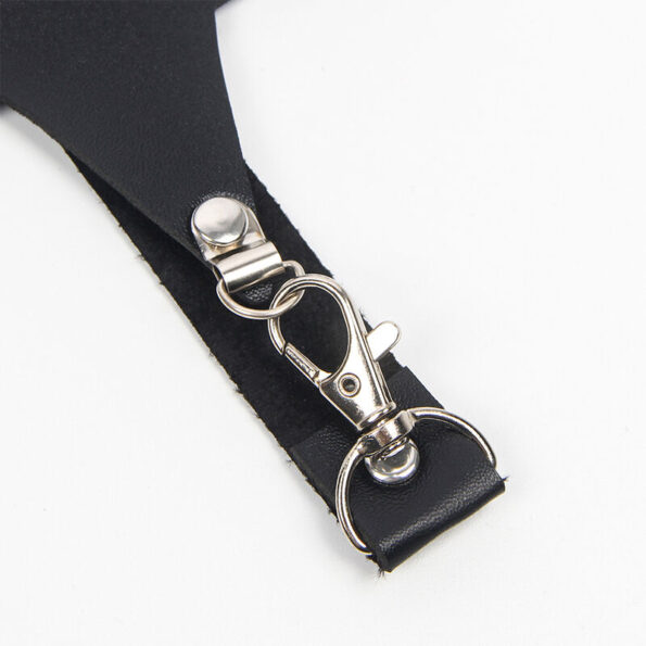 SUBBLIME - HARNAIS COMPLET AVEC CHAÎNE OILE DÉTAIL TAILLE UNIQUE-SUBBLIME FETISH-sextoys-lingerie-bdsm-hygiène-sexshop
