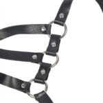 SUBBLIME – HARNAIS CORPS SANGLES AJUSTABLES CUIR NOIR TAILLE UNIQUE