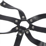 SUBBLIME – HARNAIS CORPS SANGLES AJUSTABLES CUIR NOIR TAILLE UNIQUE