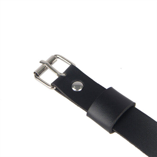 SUBBLIME - HARNAIS DE JAMBE CHAÎNE CUIR NOIR TAILLE UNIQUE-SUBBLIME FETISH-sextoys-lingerie-bdsm-hygiène-sexshop